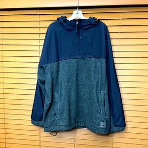 Bass G.H. Bass & Co hoodie sweater men size XL gray/Black